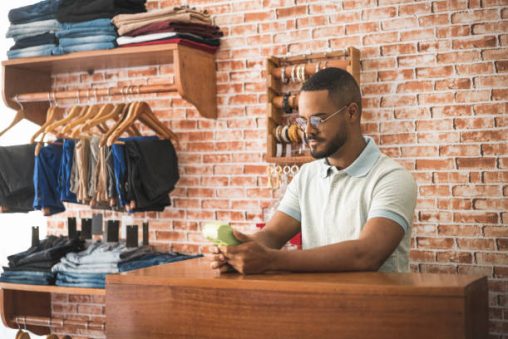 Cashier, Machinery, Store, Business, Paying Card